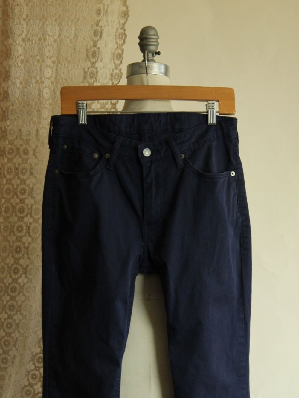 Levis Mens 511 Jeans, Navy Blue, 32W 32L, Slim - Picture 3 of 15